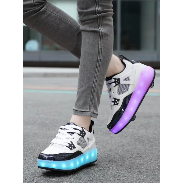 Intermitente Led Lcustom Roller para niñas Light Up Skate Shoes