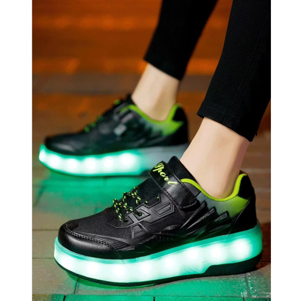 Zapatillas  Skate Shoes Zapatillas Intermitente Led Lcustom Roller para niñas Light Up Skate Shoes